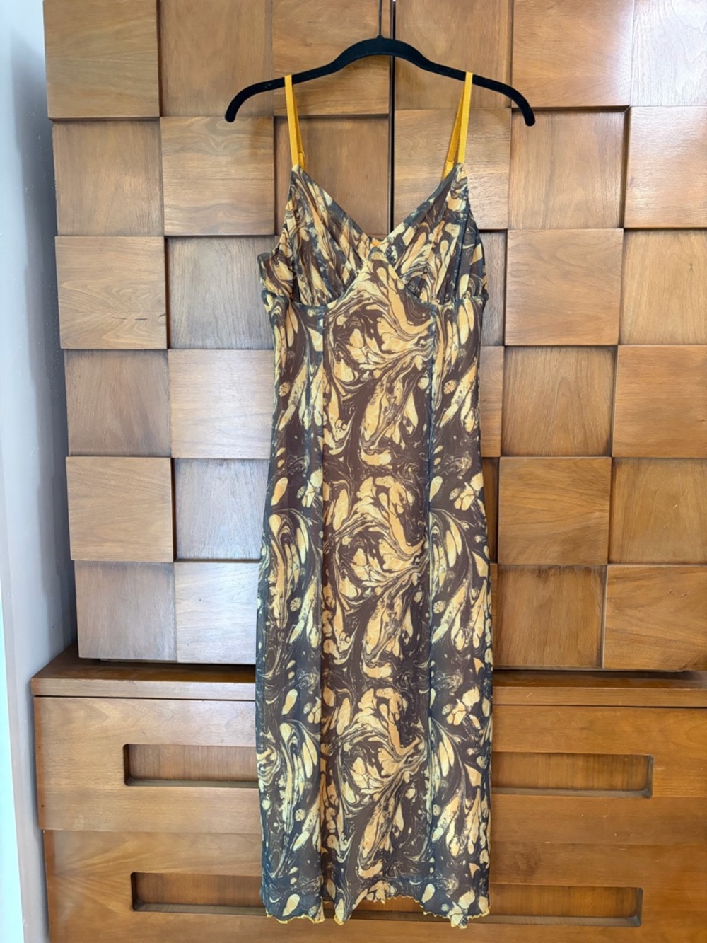 Urban Outfitters Marble Slip Maxi Dress